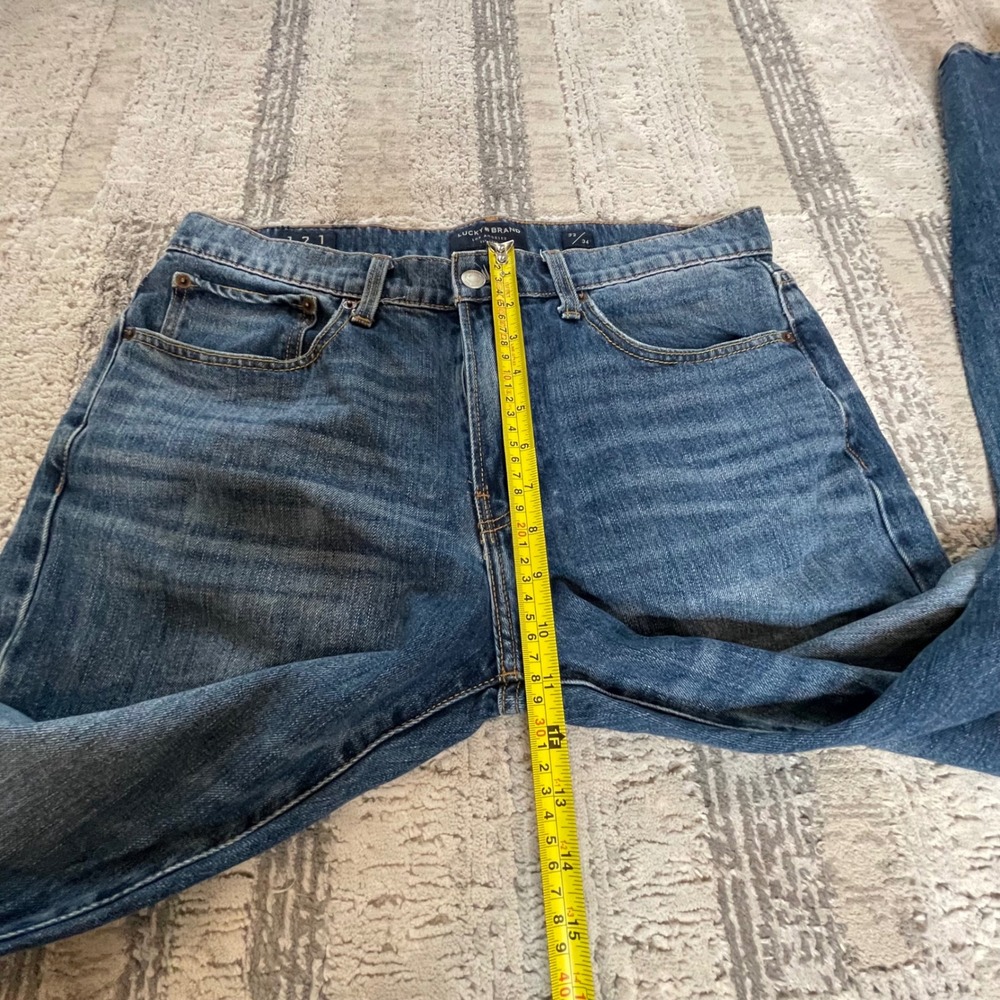 Lucky Brand Men’s Slim Straight Jeans - Blue Denim - Picture 13 of 13